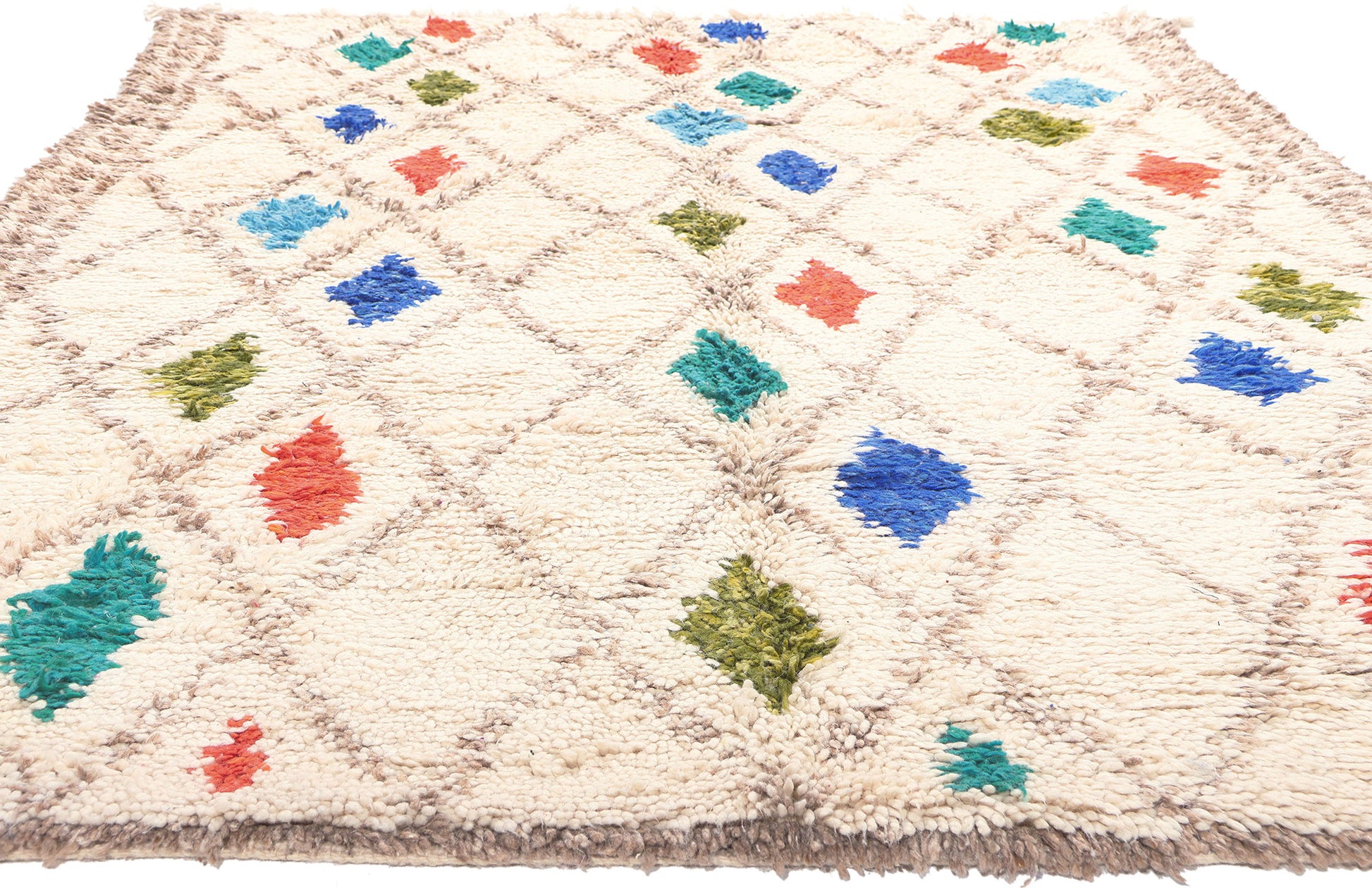 6 x 9 Colorful Moroccan Azilal Rug 21041