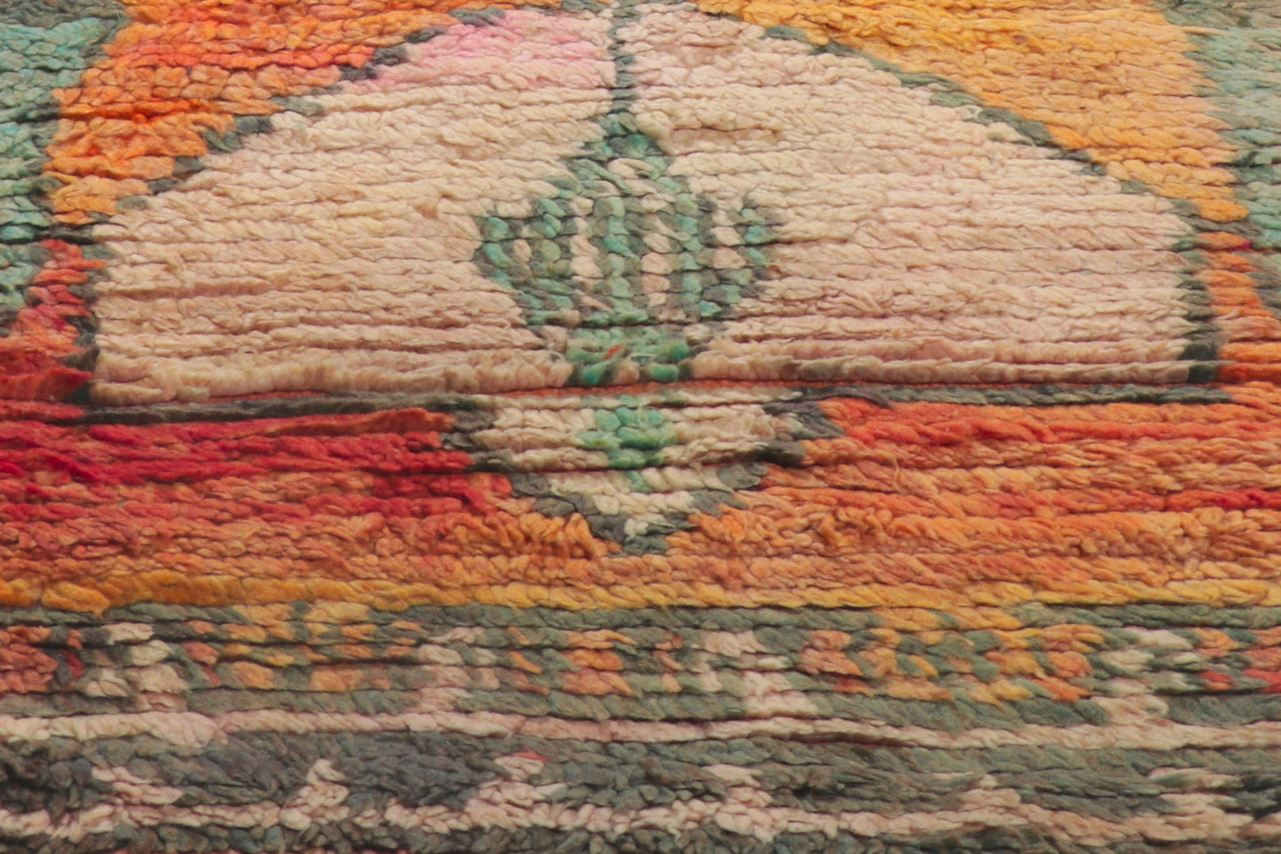 4 x 15 Vintage Boujad Moroccan Runner 21465