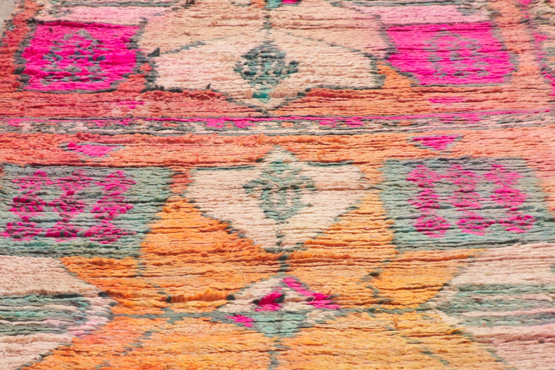 4 x 15 Vintage Boujad Moroccan Runner 21465