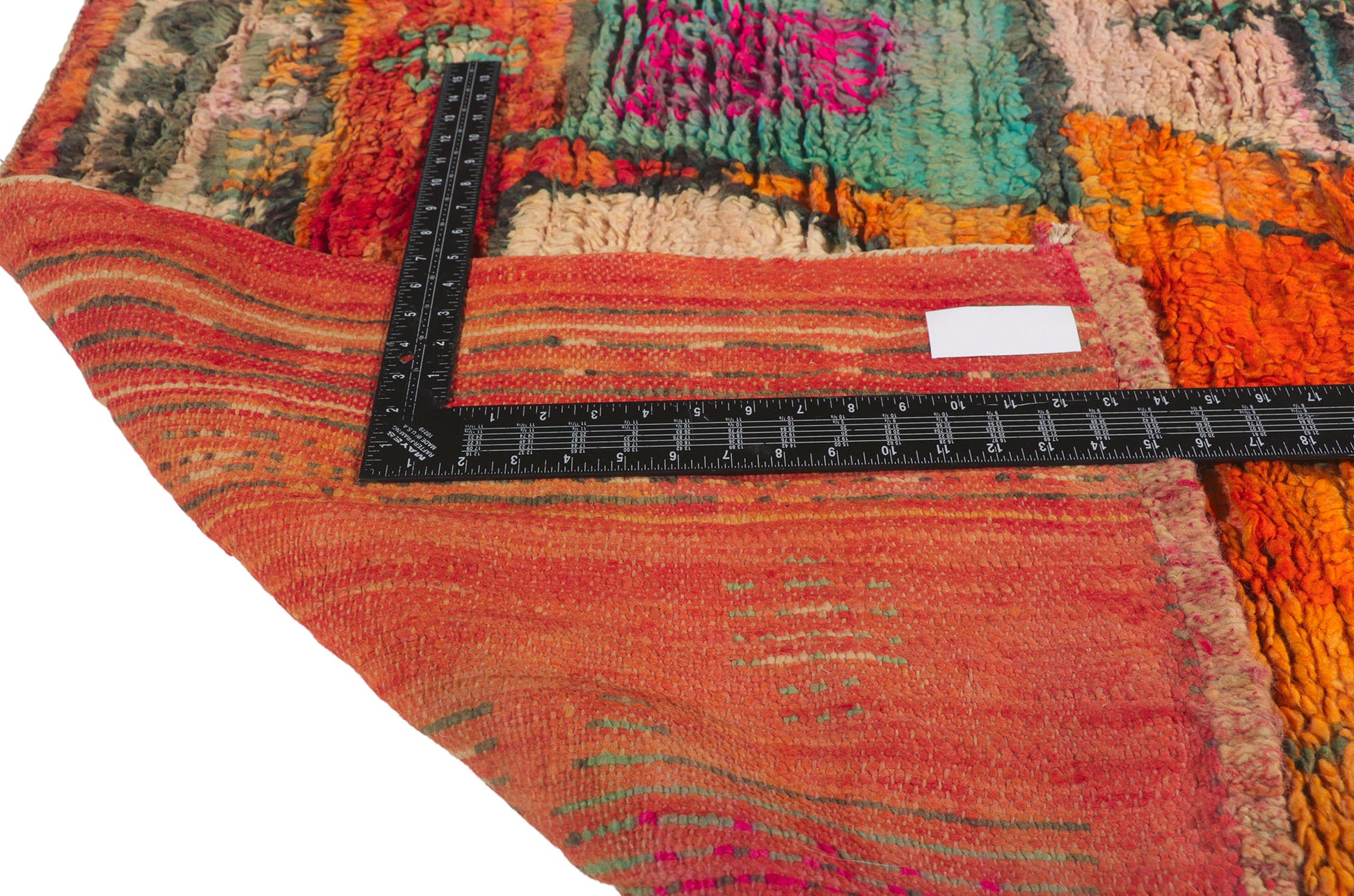4 x 15 Vintage Boujad Moroccan Runner 21466
