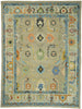 10 x 13 Colorful Turkish Oushak Rug 52798