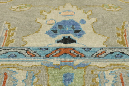 10 x 13 Colorful Turkish Oushak Rug 52798