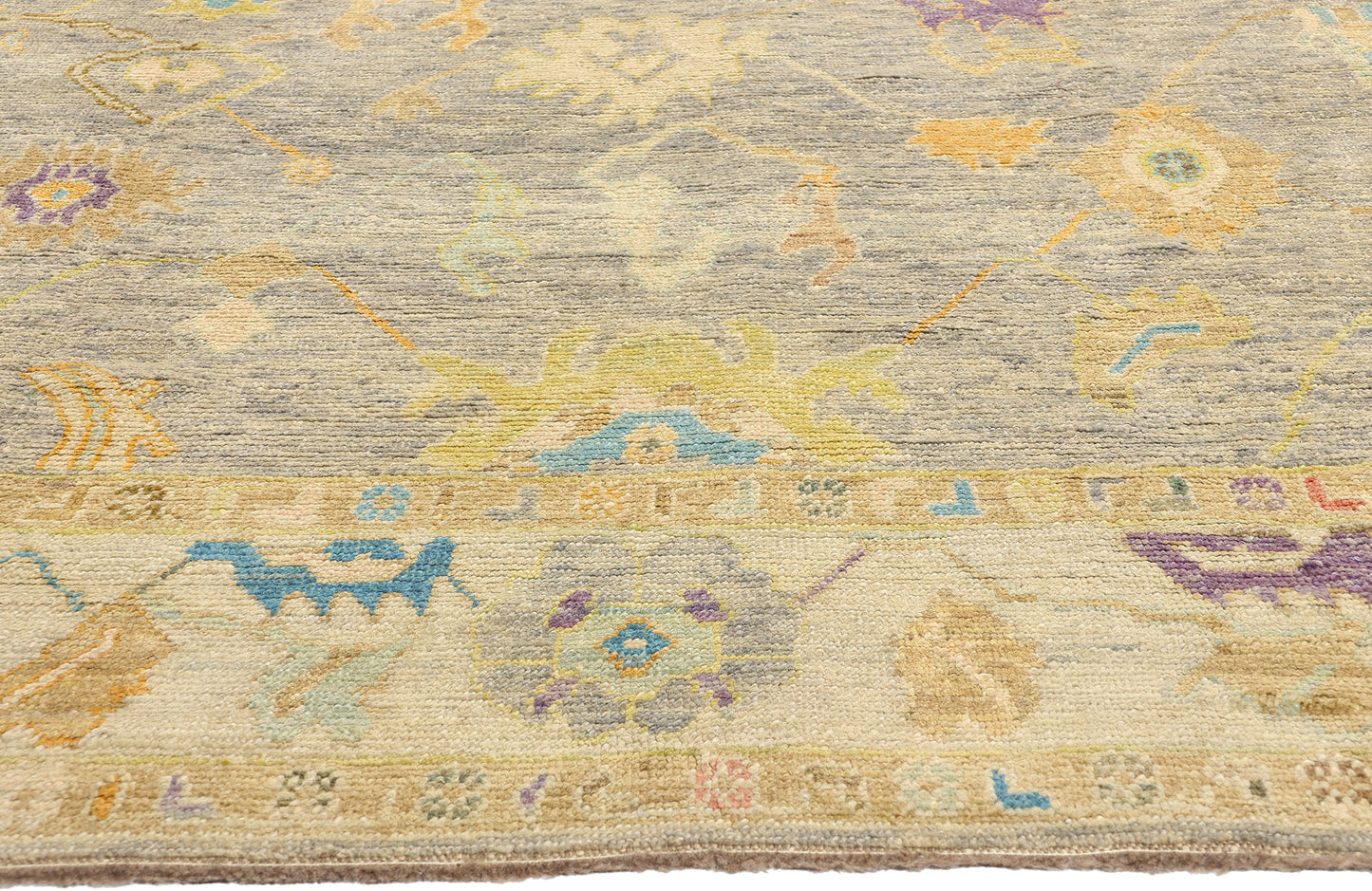 10 x 14 Colorful Turkish Oushak Rug 52530
