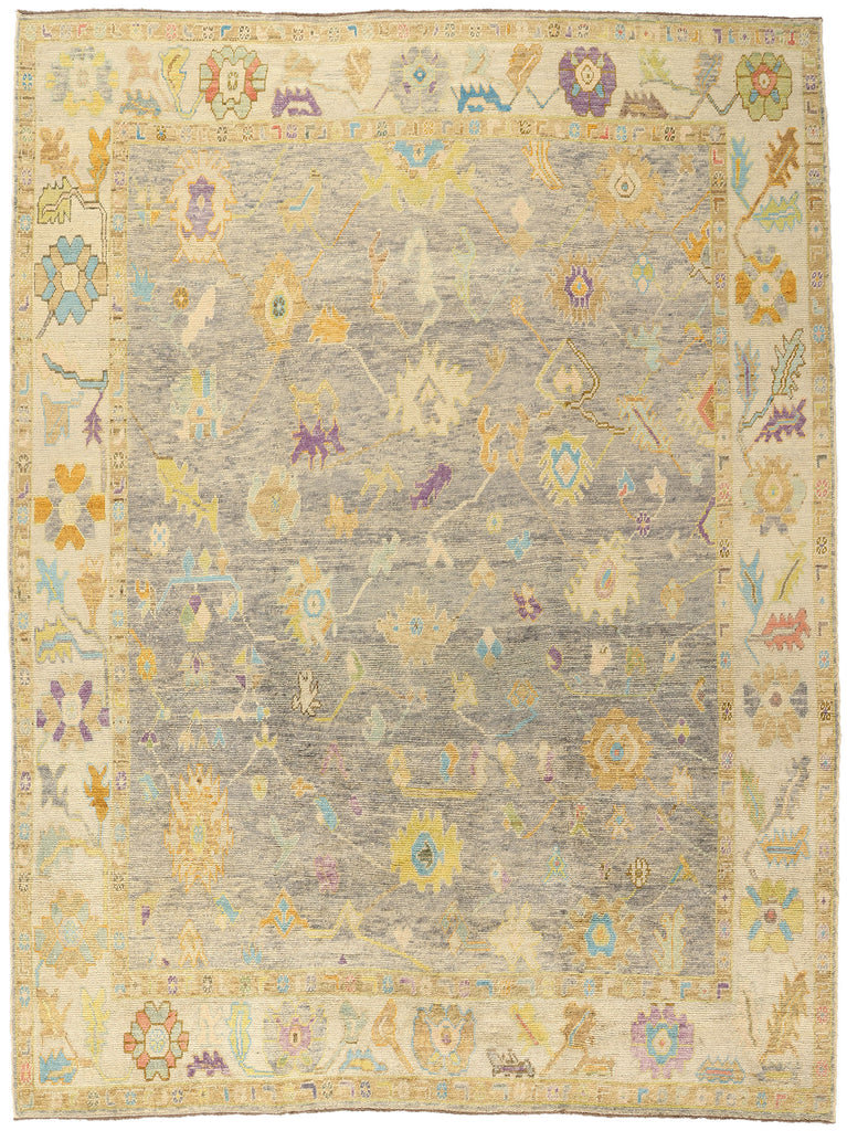10 x 14 Colorful Turkish Oushak Rug 52530