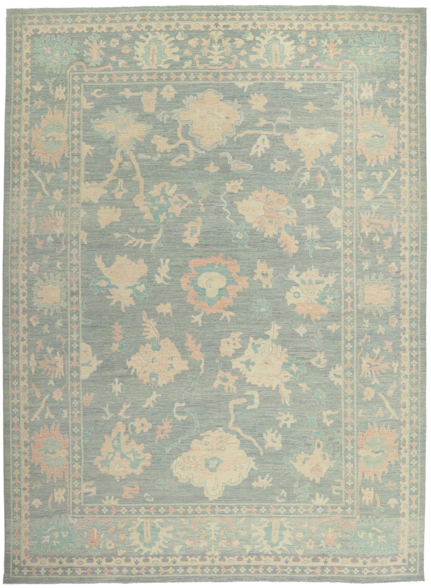 10 x 14 Colorful Oushak Rug 80921