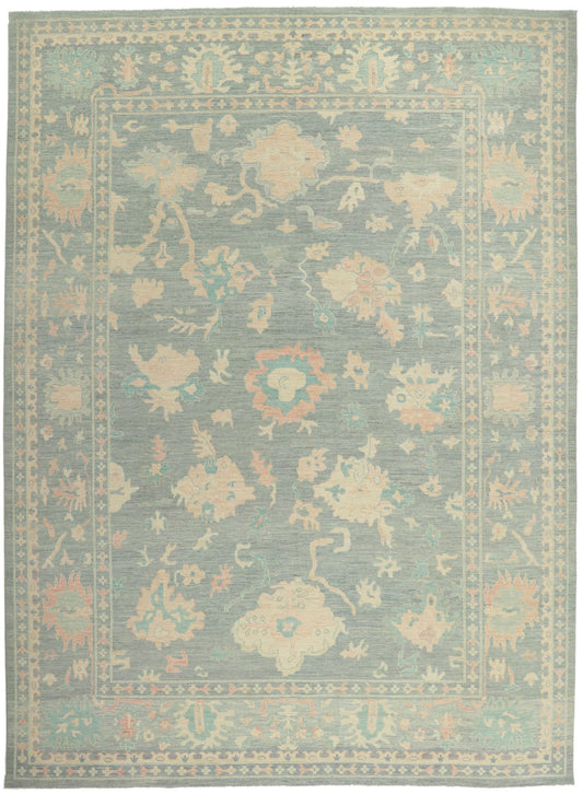 10 x 14 Colorful Oushak Rug 80921