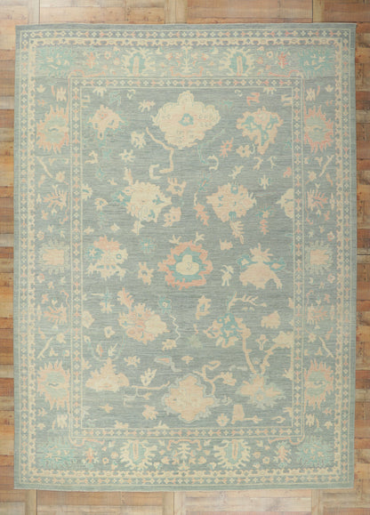 10 x 14 Colorful Oushak Rug 80921