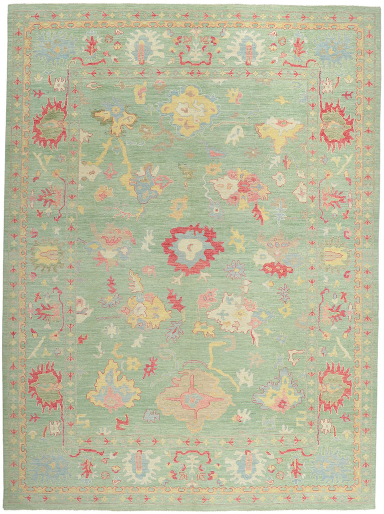 10 x 14 Colorful Oushak Rug 80924