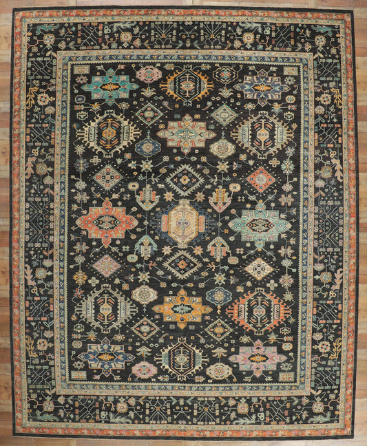 12 x 15 Colorful Oushak Rug 80938