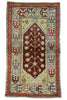 2 x 4 Colorful Vintage Turkish Oushak Rug 51761