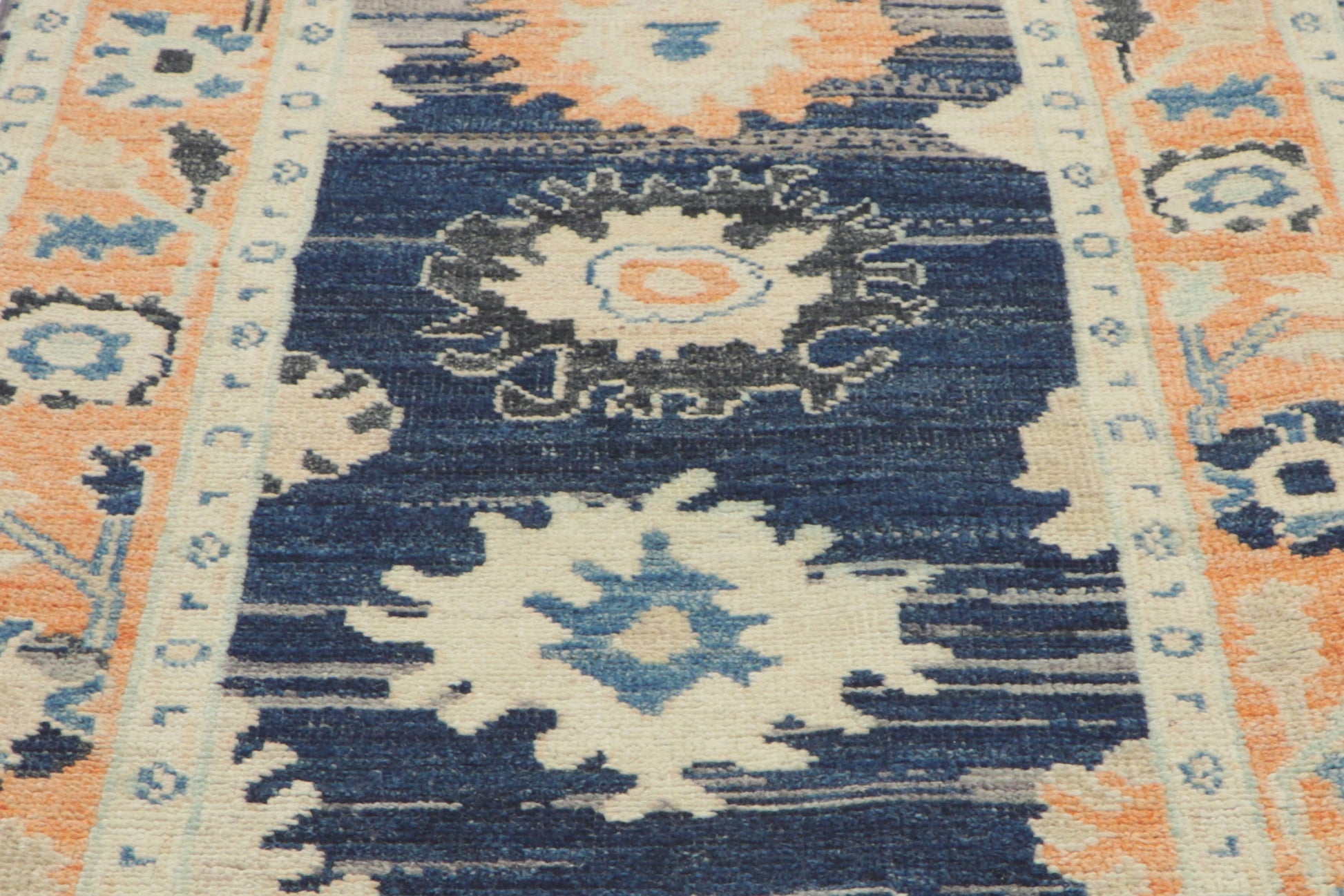 2 x 9 Colorful Oushak Runner 80830
