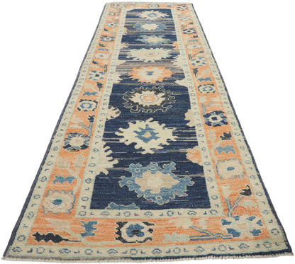 2 x 9 Colorful Oushak Runner 80830