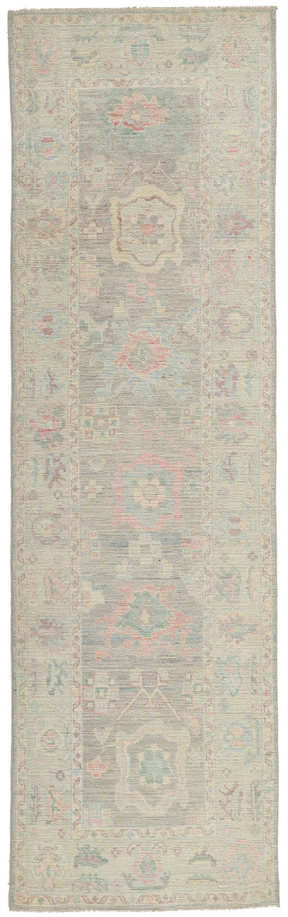 3 x 10 Vintage-Inspired Oushak Runner 80870