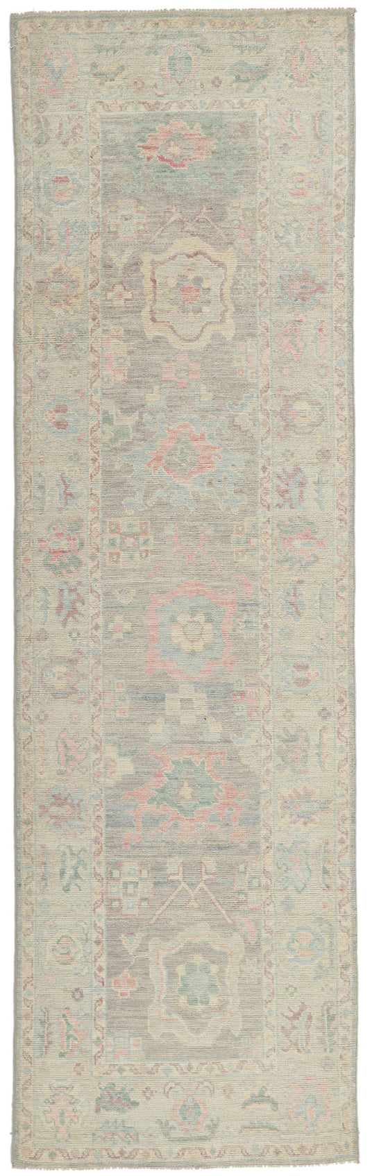 3 x 10 Vintage-Inspired Oushak Runner 80870