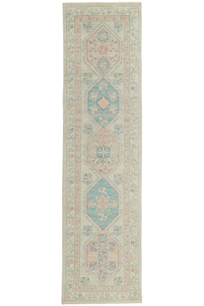 3 x 10 Colorful Oushak Runner 80836