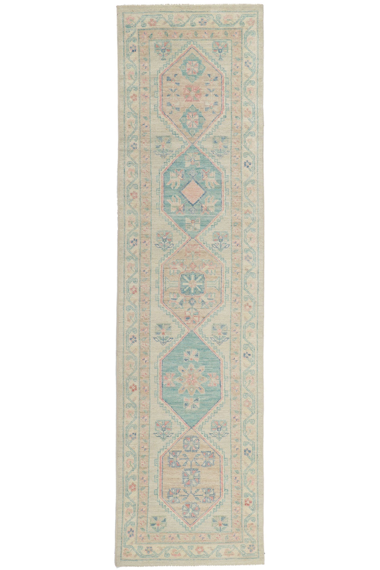 3 x 10 Colorful Oushak Runner 80836
