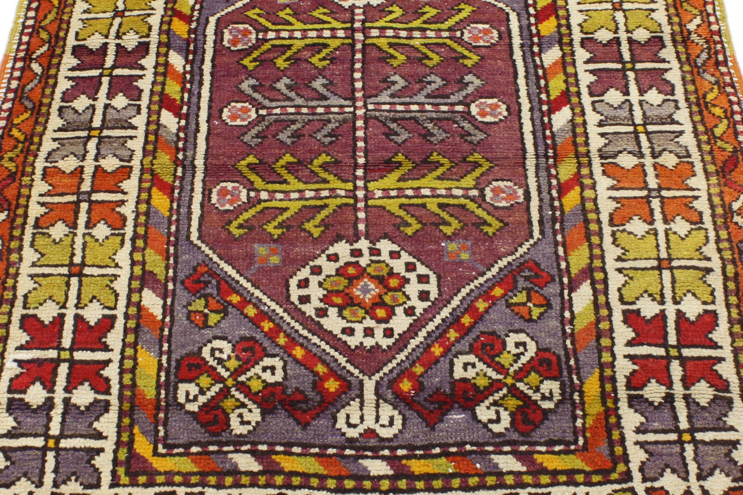 3 x 4 Vintage Turkish Oushak Rug 51762