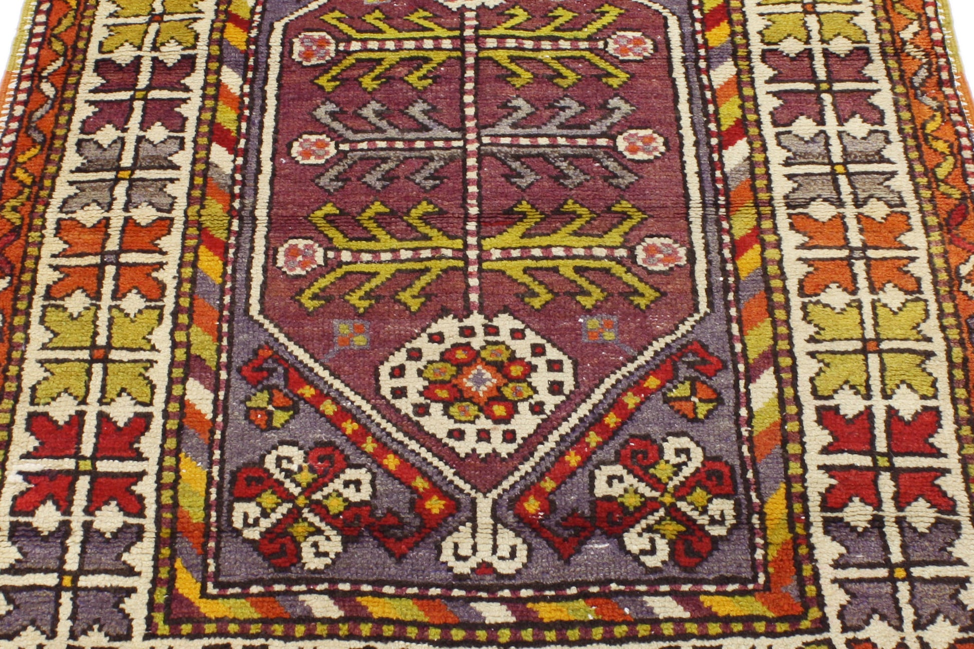 3 x 4 Vintage Turkish Oushak Rug 51762