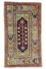 3 x 5 Colorful Vintage Turkish Oushak Rug 51742