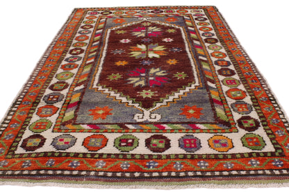 3 x 5 Vintage Turkish Oushak Rug 51768
