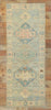 3 x 7 Colorful Oushak Runner 80825