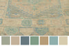 3 x 8 Colorful Oushak Runner 80827