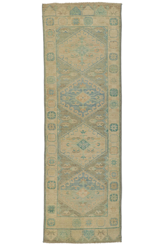 3 x 8 Colorful Oushak Runner 80827