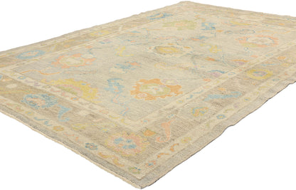 5 x 7 Colorful Turkish Oushak Rug 53593