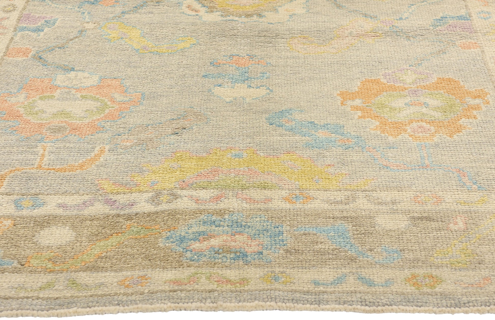 5 x 7 Colorful Turkish Oushak Rug 53593