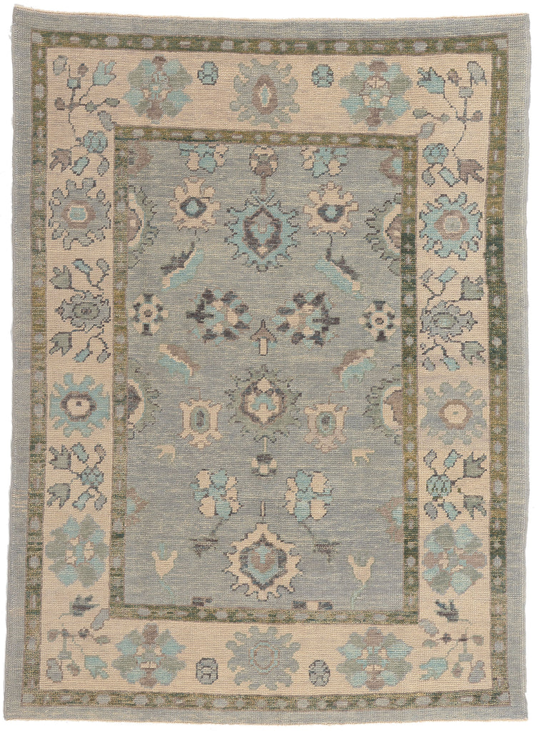 6 x 7 Colorful Turkish Oushak Rug 53790