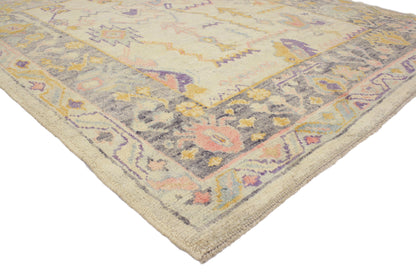 6 x 7 Colorful Turkish Oushak Rug 52160