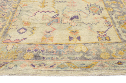 6 x 7 Colorful Turkish Oushak Rug 52160
