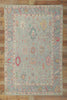 6 x 9 Colorful Oushak Rug 80890