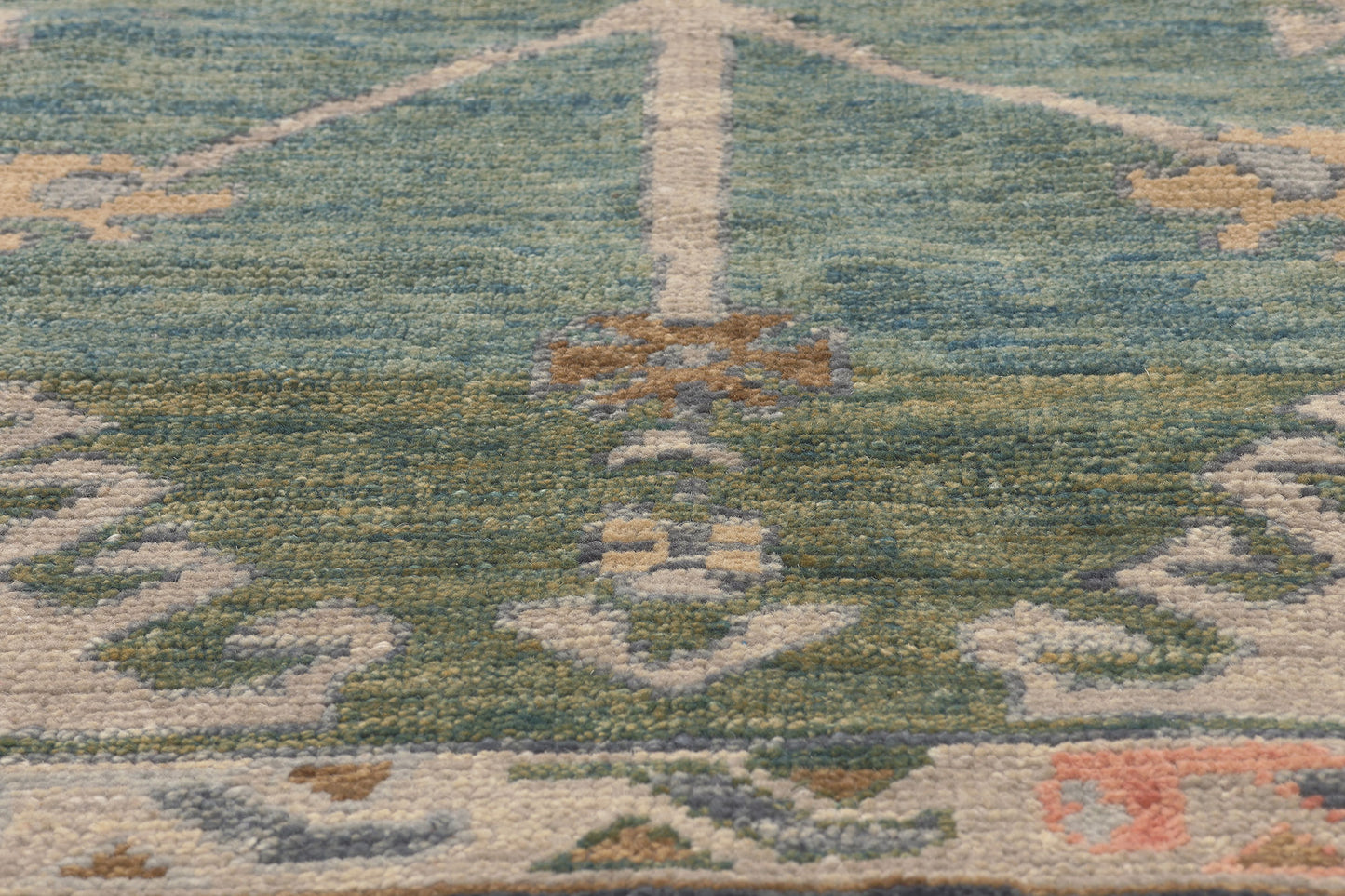 7 x 9 Colorful Turkish Oushak Rug 53604