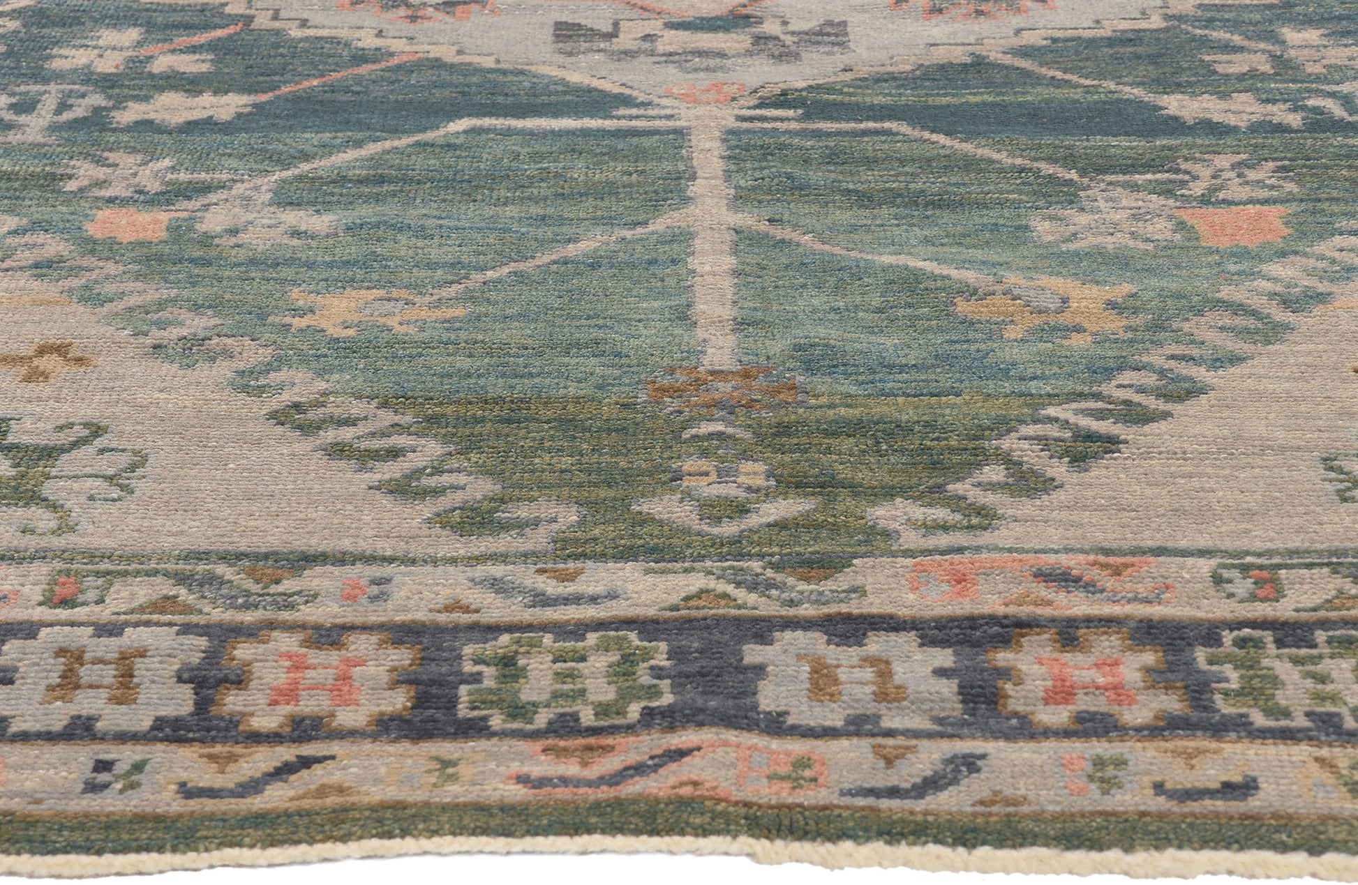 7 x 9 Colorful Turkish Oushak Rug 53604