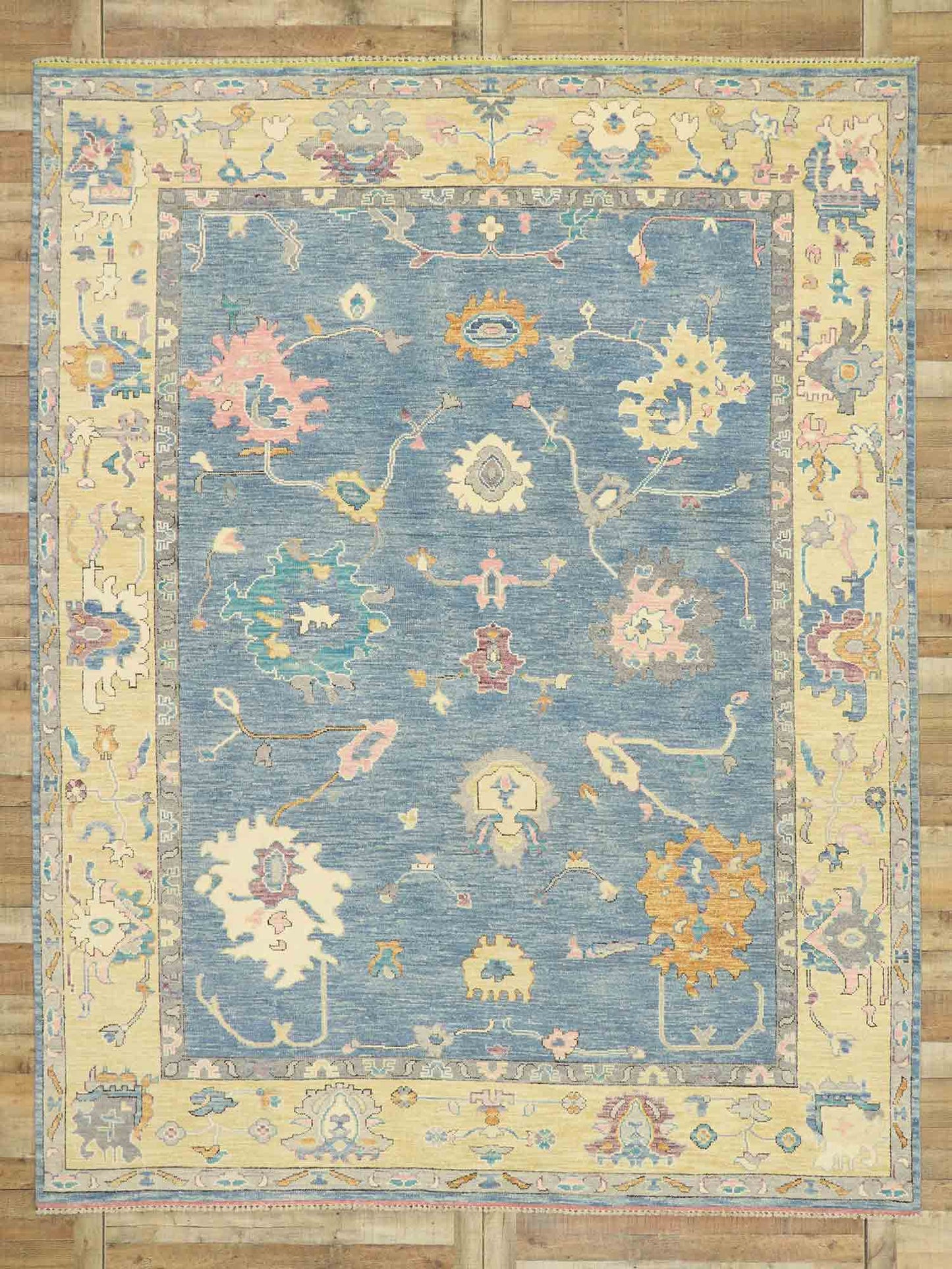 9 x 12 Colorful Oushak Rug 80600