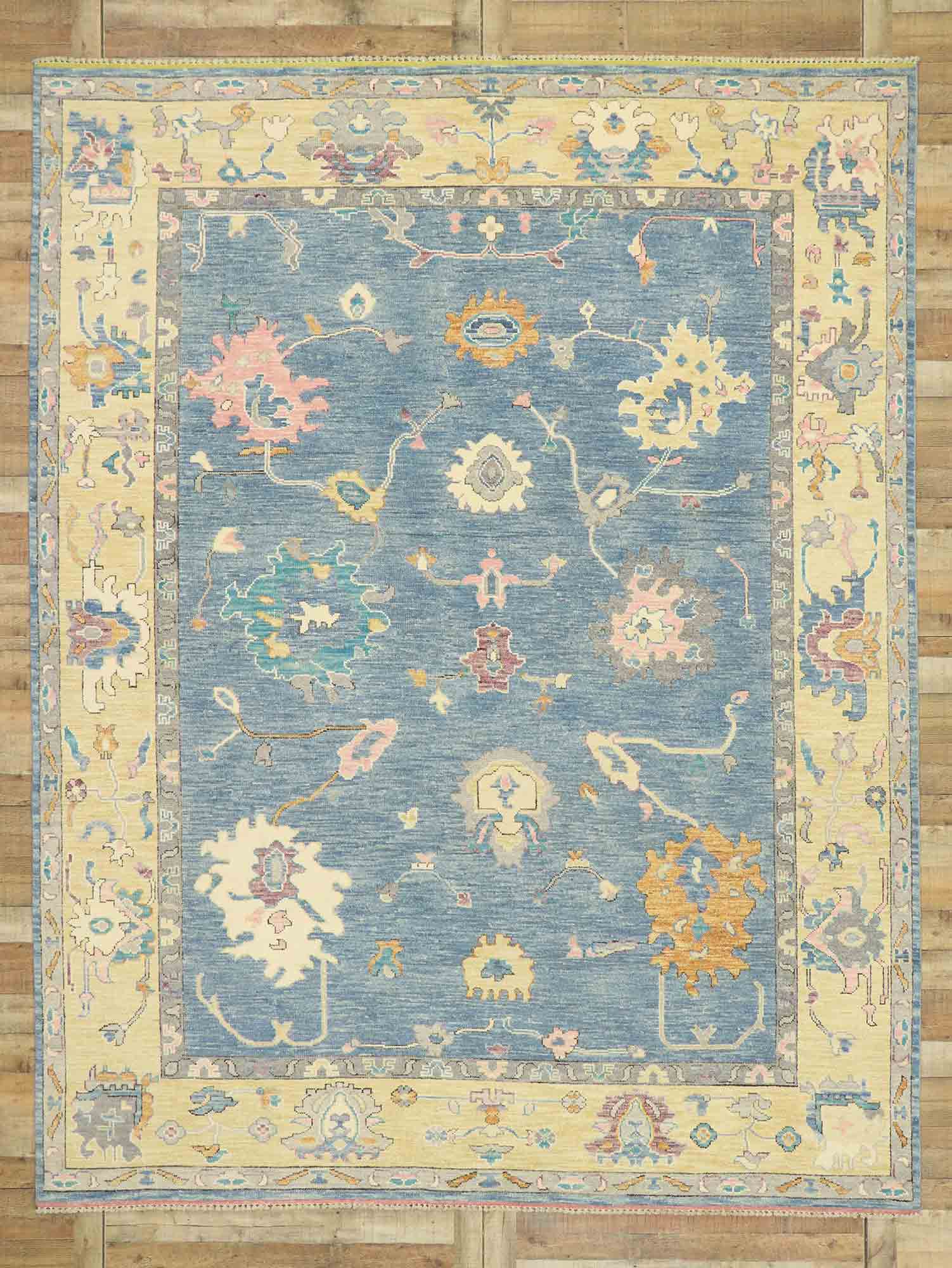9 x 12 Colorful Oushak Rug 80600