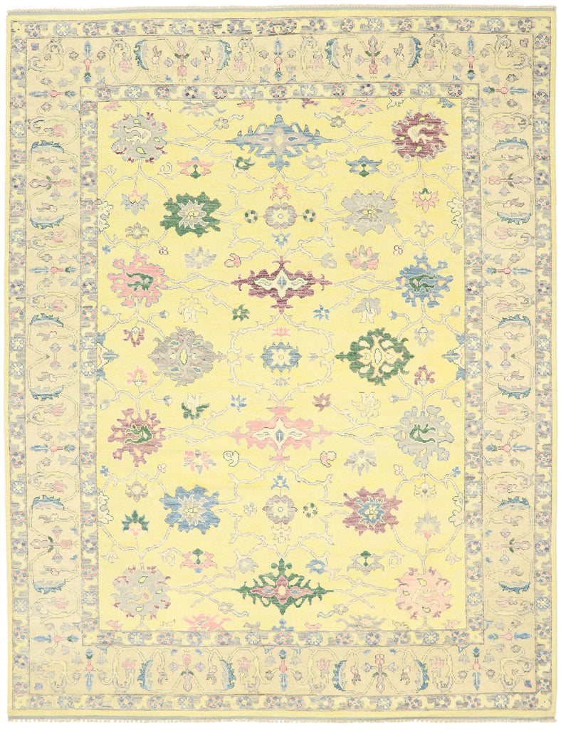 9 x 12 Colorful Oushak Rug 80601