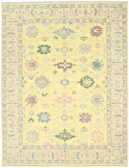 9 x 12 Colorful Oushak Rug 80601