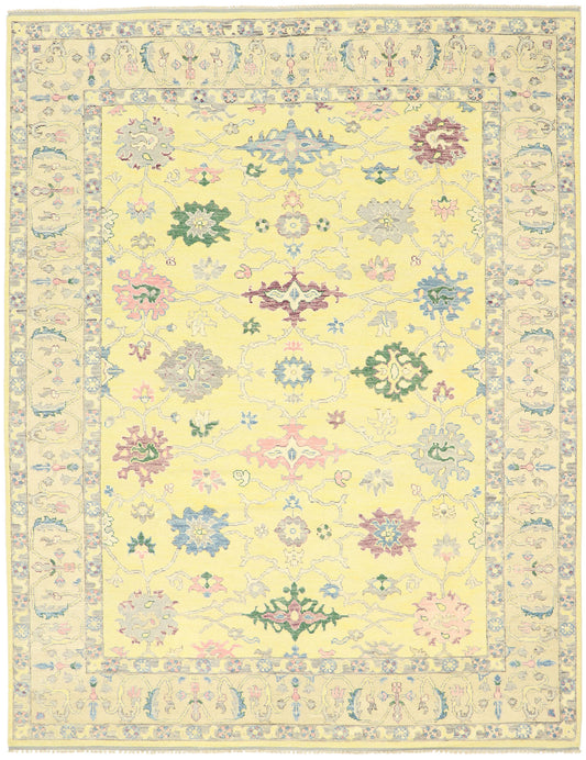 9 x 12 Colorful Oushak Rug 80601