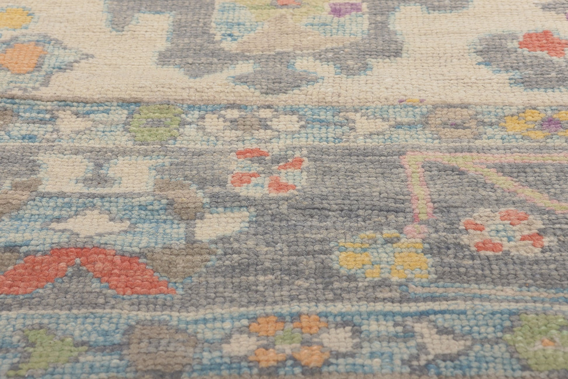 9 x 12 Colorful Turkish Oushak Rug 53607
