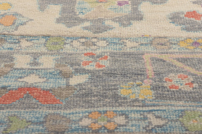 9 x 12 Colorful Turkish Oushak Rug 53607
