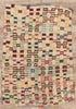 4 x 6 Colorful Vintage Moroccan Azilal Rug 74554