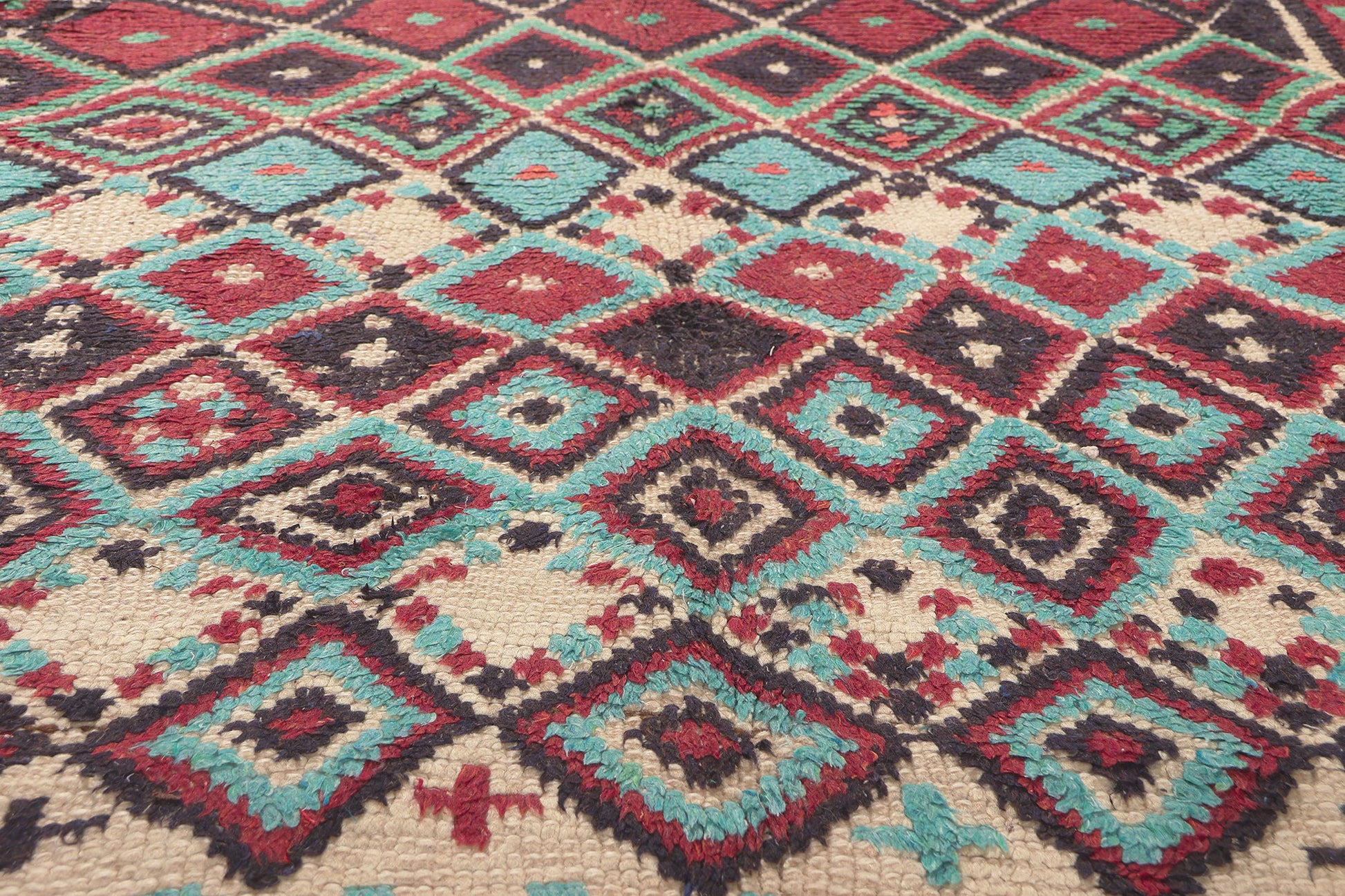 5 x 9 Vintage Moroccan Azilal Rug 21068