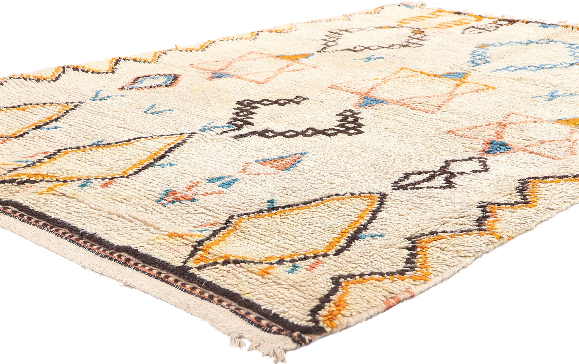 5 x 6 Vintage Moroccan Azilal Rug 74732