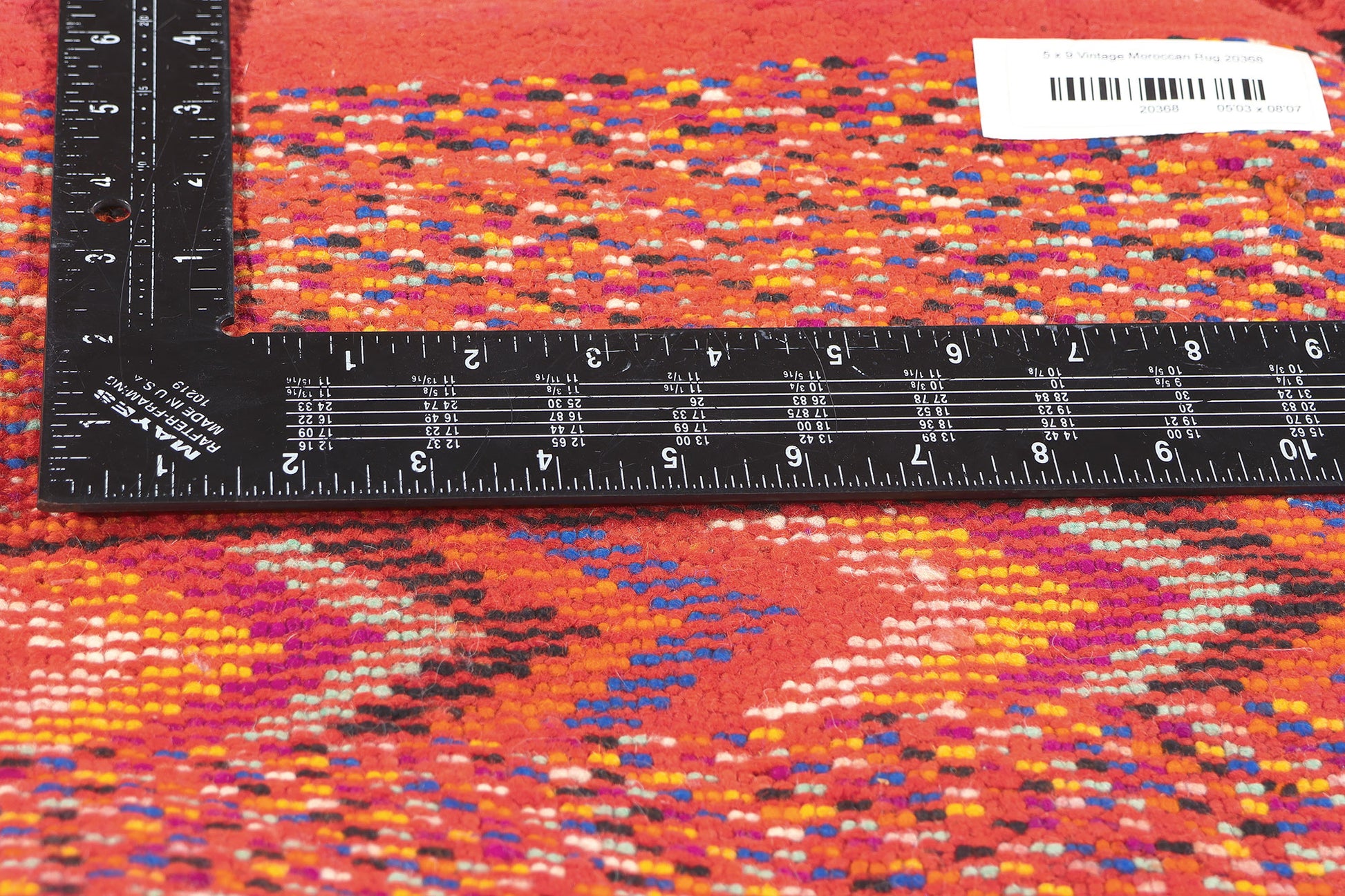 5 x 9 Vintage Beni Mrirt Moroccan Rug 20368