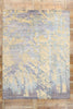 9 x 12 Contemporary Abstract Damask Wool and Silk Rug 31014