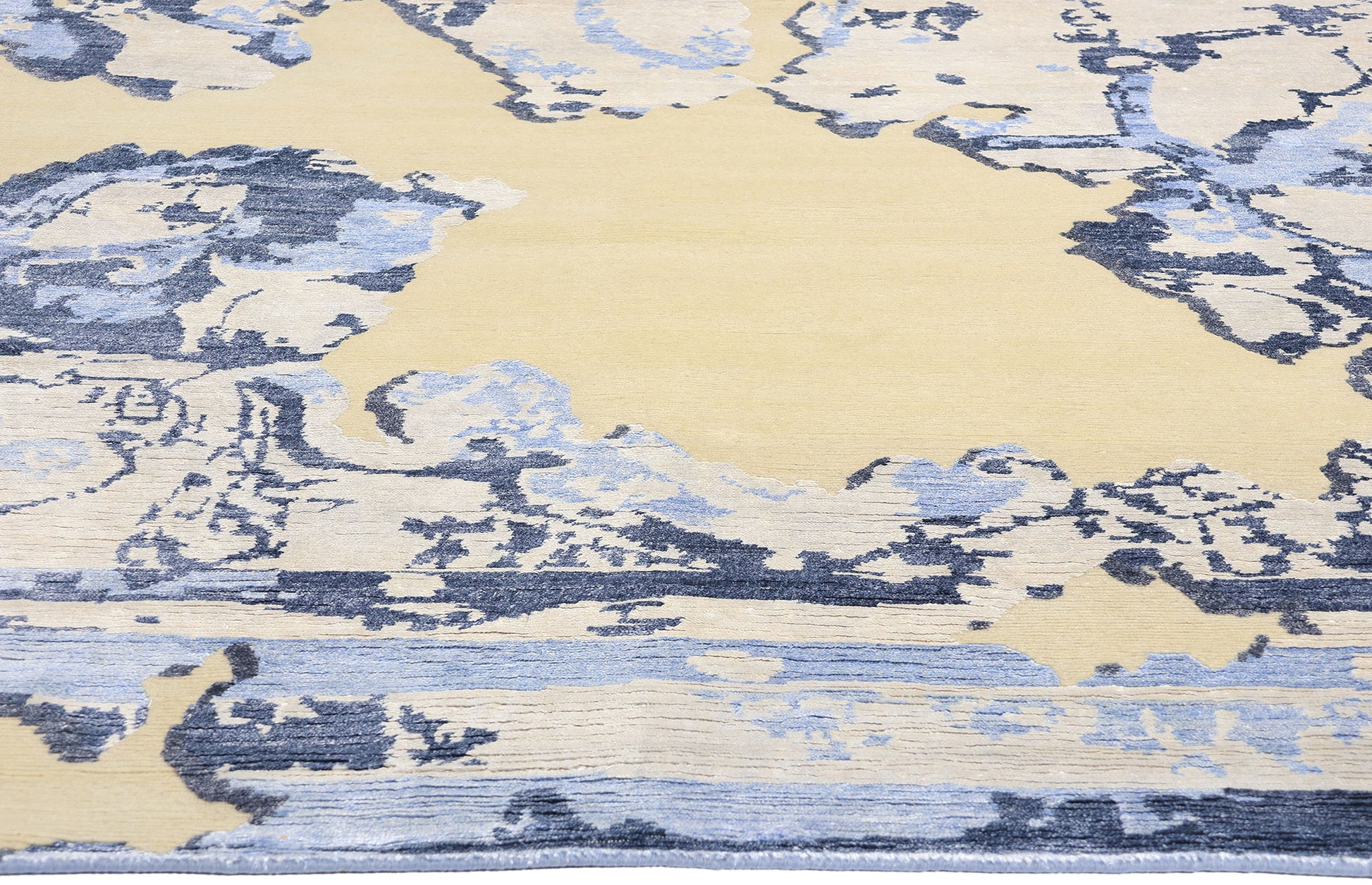9 x 12 Contemporary Abstract High-Low Rug 31045