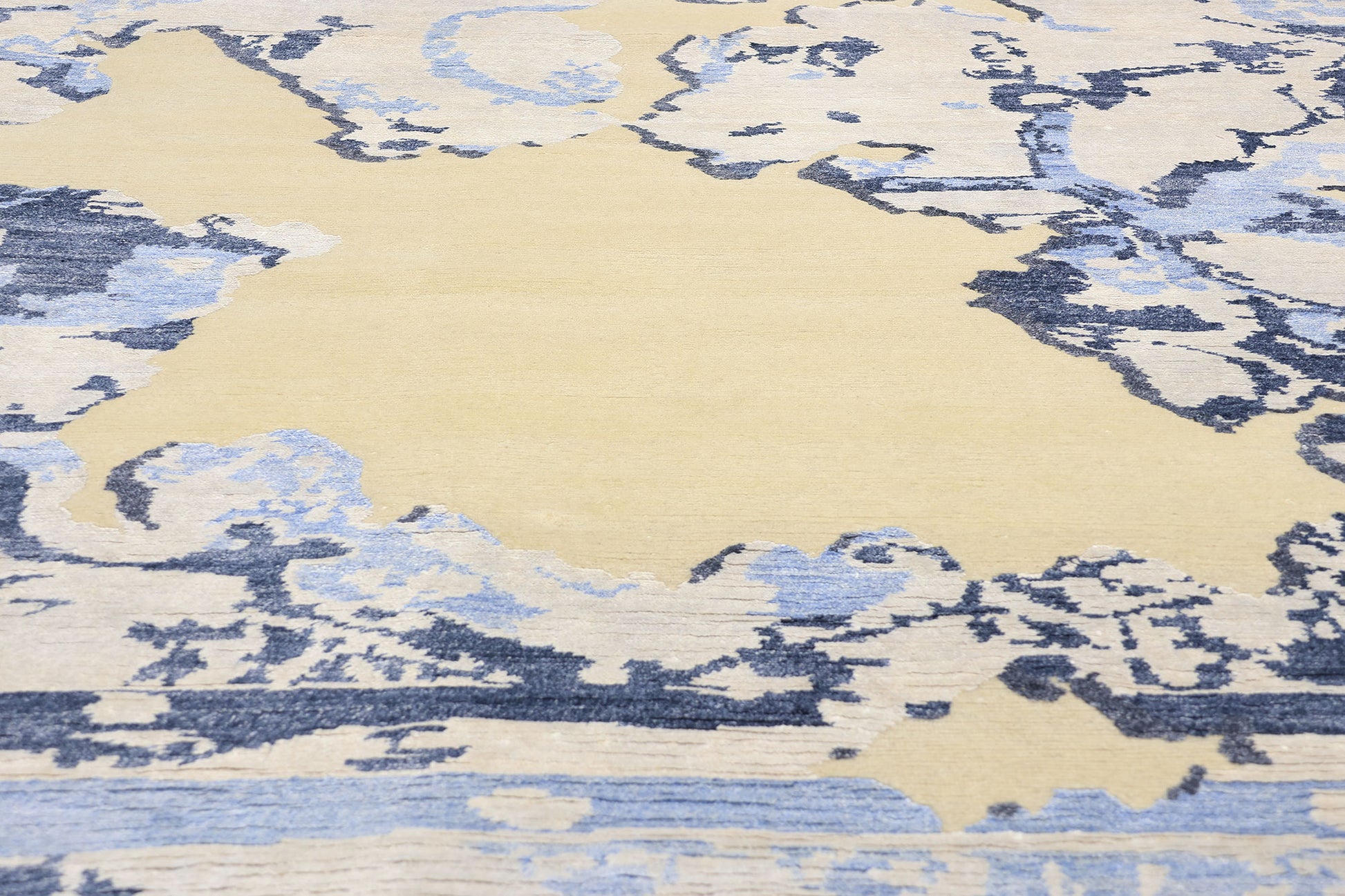 9 x 12 Contemporary Abstract High-Low Rug 31045