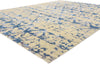 9 x 12 Contemporary Abstract High-Low Wool and Silk Rug 31011